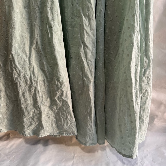 R. Vivimos // sage green long sleeves maxi dress size large aug1 - Picture 3 of 8